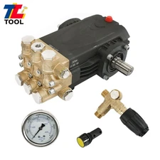 General Right Shaft 3500 PSI Pressure Washer Pump 4.5 HP Belt Drive 5.6 gpm