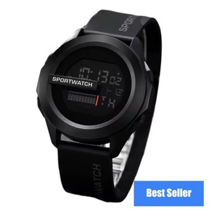 Reloj deportivo digital para hombre, LED, alarma, cronógrafo, resistente al agua 30M
