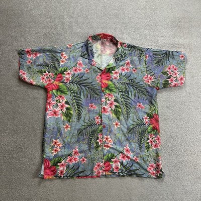 HAWAII Hemd Hawaiishirt Floral Gr M Magnum Rockabilly Hawaiianer Aloha 14007 Rot