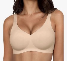 Gailife Smooth Wireless Jelly Bras for Women No Underwire Seamless Push Up Bra