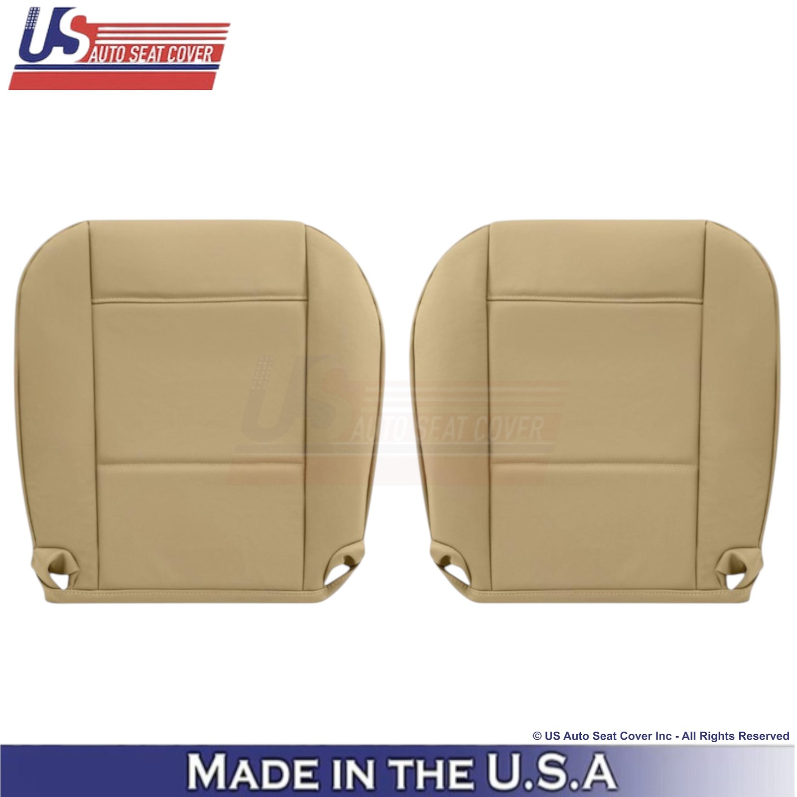 1998-2005ForBMW3SeriesE46LeatheretteFrontBottomReplacementCoversBeige
