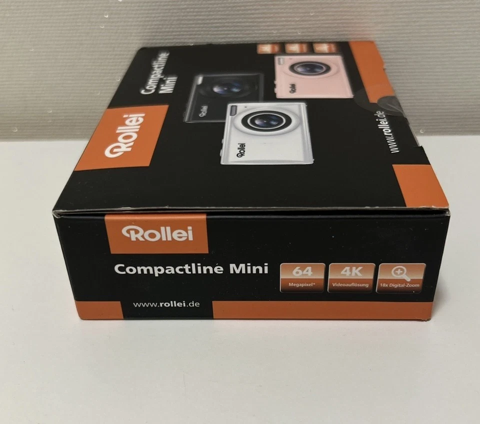 ROLLEI Compactline Mini Digitale Kompaktkamera in Schwarz. OVP - Bild 3 von 3