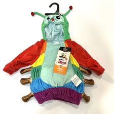 Baby HYDE and EEK Plush Rainbow CATERPILLAR Costume 12-18 Months NWT Halloween