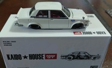 Kaido House Mini GT Nissan Datsun 510 Street Nismo V2 White KHMG122 UNSEALED 