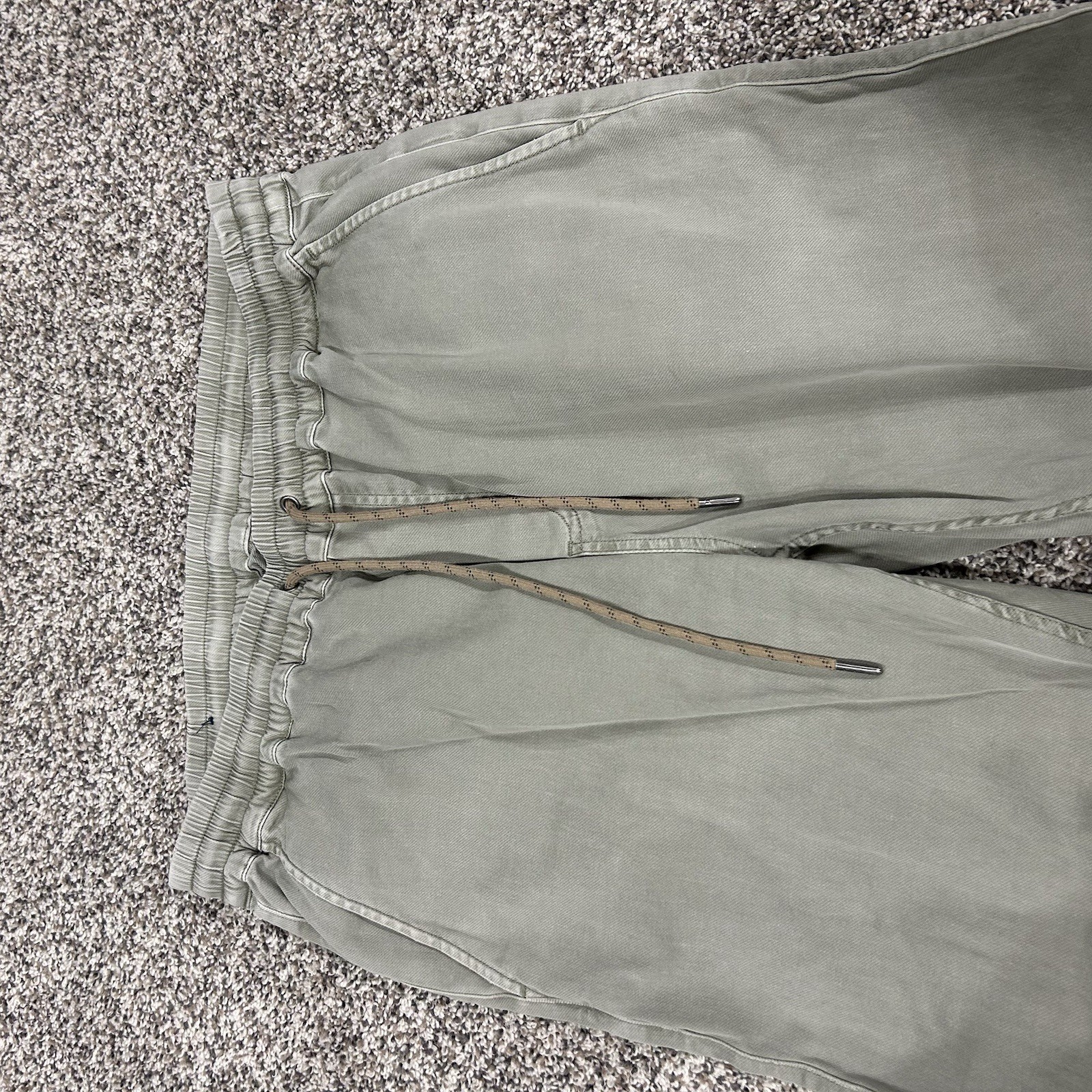 Faherty Essential Drawstring Pants Green Relaxed … - image 4