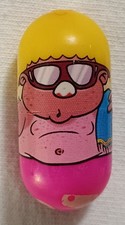 VINTAGE RETIRED SPIN MASTER 2004 MIGHTY BEANZ SERIES 3 NUMBER 166 BEACH BUM BEAN