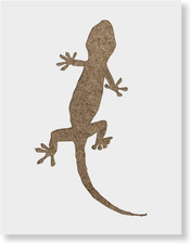 Gecko Stencil - Lizard Stencils, Reptile Stencil, Lizard, Gecko Stencils, Gecko