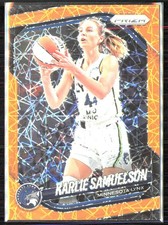 2025 Prizm WNBA - Karlie Samuelson #102 Orange Velocity - Minnesota Lynx!