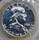 WPCoins ~ 1961 Franklin Half Dollar PCGS PR66 - Founding Father Series
