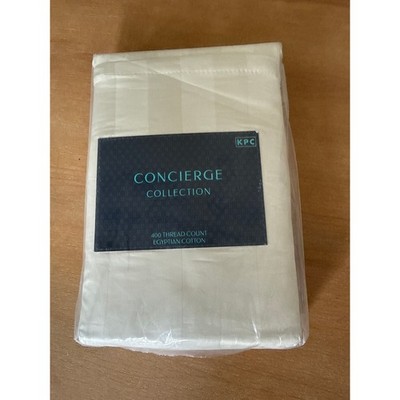 KPC Concierge Collection 100% Egyptian Cotton 400 TC Striped King Pillowcase Set
