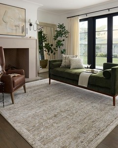 Loloi Tabitha Collection TAI-03 Ivory/Khaki 2'-7" x 8'-0" Runner Rug