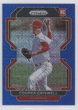 2022 Panini Prizm Tier III Blue Mojo Prizm 123/199 Cooper Criswell #234 0w7