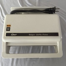 Vintage Oster Belgian Waffle Maker Tested & Works great.
