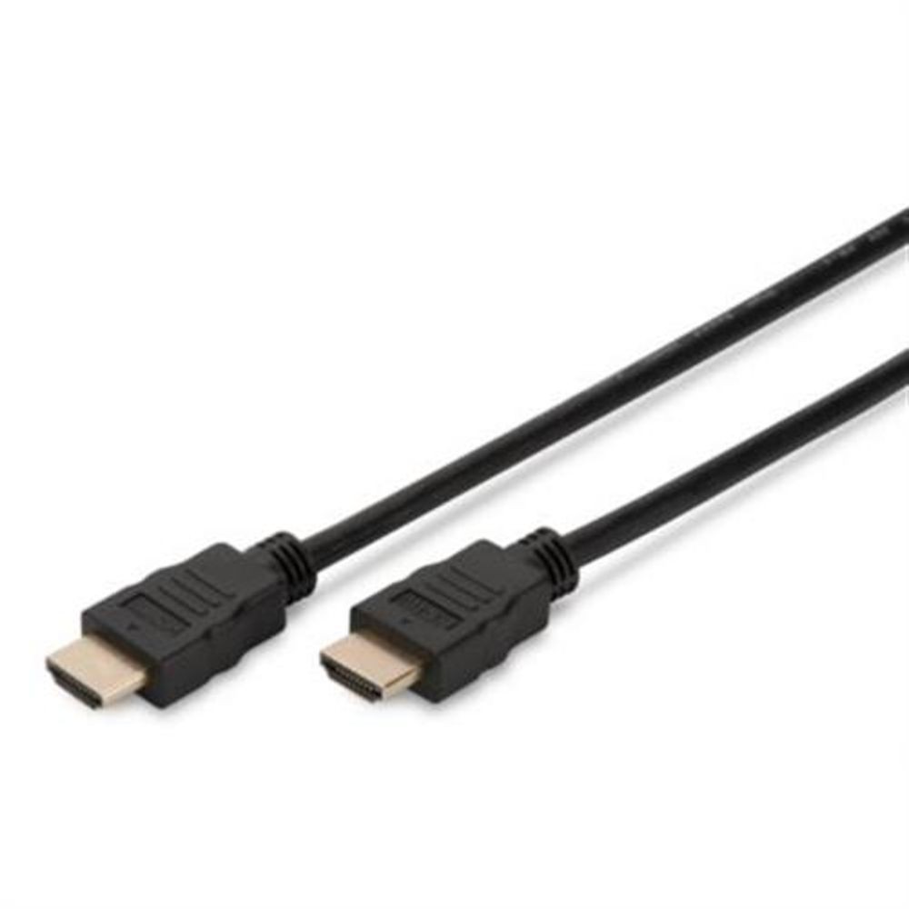 Assmann HDMI HighSpeed Verbindungskabel 2m Typ A Stecker Schwarz Full HD 3D CAT2