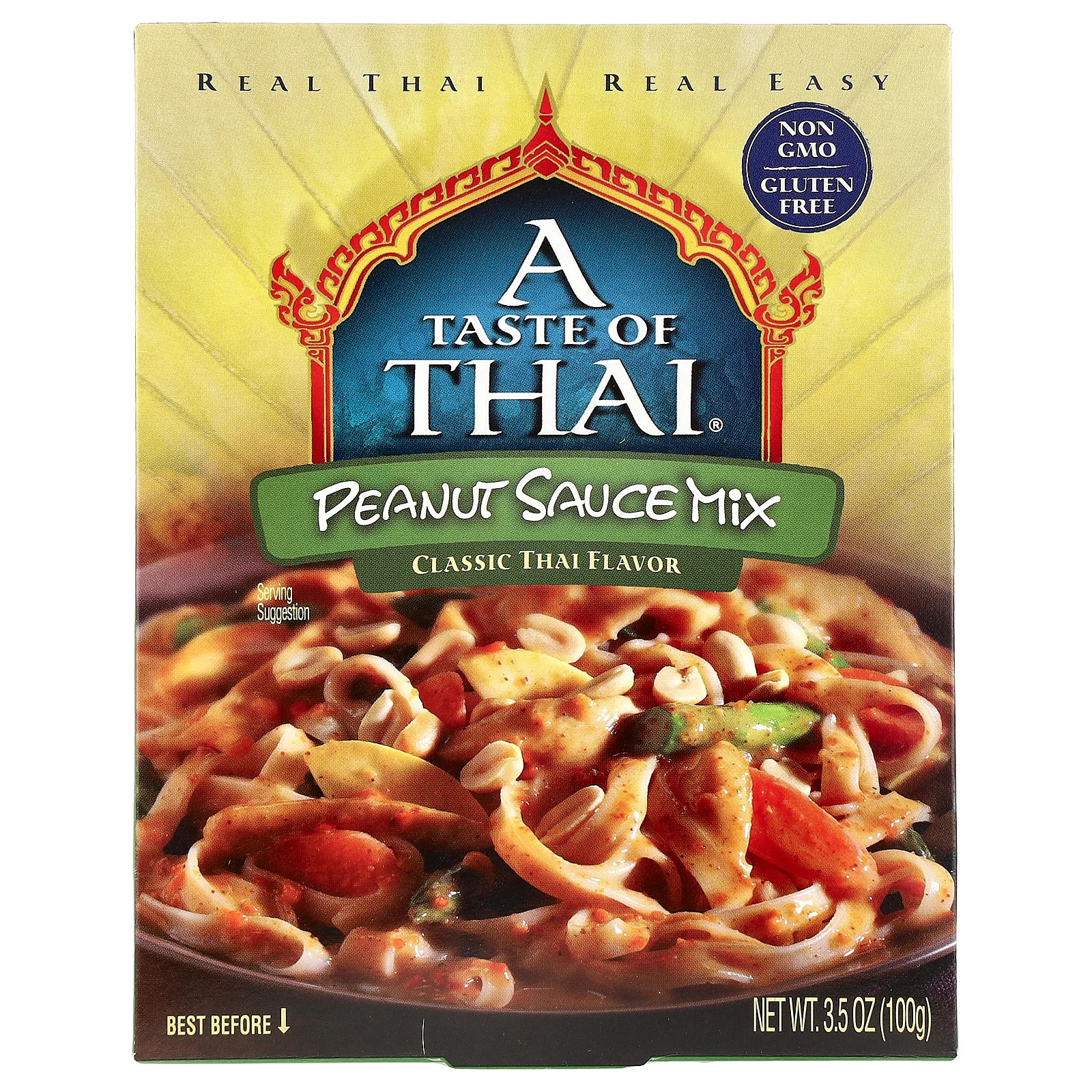 Смесь для приготовления арахисового соуса классический тайский 35 унции 100 г 1890₽