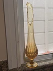 Vintage Fenton  Thumbprint Swung Vase 17 Inches Tall