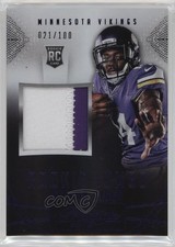2015 Prestige Rookie Jerseys Extra Points Purple Stefon Diggs Jumbo Patch n8a