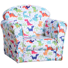 Kindersessel Mehrfarbig Flanell Schaumstoff Holz 50x39x44cm Cartoon Sitz 29,5cm