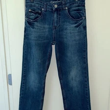 Flypaper straight leg jeans boy's sz 14 EUC LN