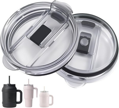 Compatible with Reduce Tumbler Lid Replacement,2Pack eak-Proof Small, Black 