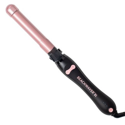 BEACHWAVER Co. B1 Rotating Curling Iron Midnight Rose Even Heat Distribution 1''