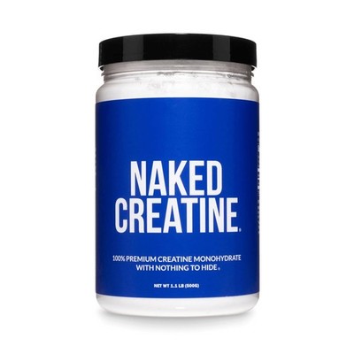 NAKED Pure Micronized Creatine Monohydrate 100 Servings (Pack of 1), Blue