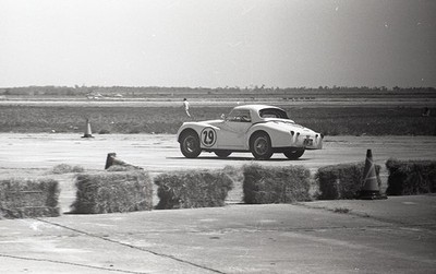 Original Negativ SEBRING 12 HRS 1961 TRIUMPH TR3 James RUSHIN Don PARSONS