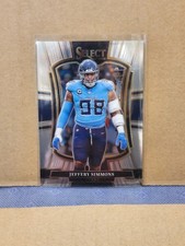 2025 Panini Select - Premier Level Jeffery Simmons #125 Titans