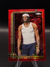 Daron Holmes II 2025-26 Topps Chrome Red Pulsar Refractor /5 Nuggets #75