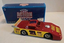 1996 Action 124 Billy Moyer 21 Baker Racing Yellow Red Dirt Track Race Car