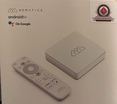 Homatics Box 4K Plus Android TV mit Sprachfernbedienung + 1 Jahres Abo!