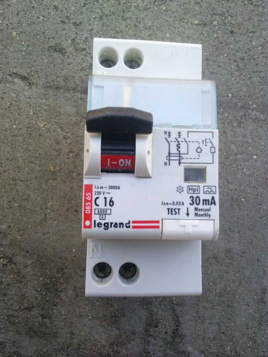 Legrand 08712 Interrupteur Différentiel 40A 300mA 4 Pôles – Occasion Fonctionnel