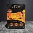 VINTAGE Original Xbox Live Starter Kit w Headset Manuals Crimson Skies Game 2003