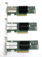 Lot of 3 - Mellanox | CX312B | MCX312B-XCCT |  Dual Port 10GbE SFP+ Adapter