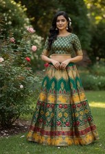 Indian Wedding Party New Designer Lehenga skirt Pakistani Wear Bollywood