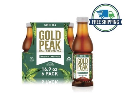 Gold Peak Iced Tea   Sweet Tea, 16.9 fl oz Bottles (6 Pack)
