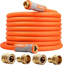 YAMATIC Garden Hose 5/8" Heavy Duty, Flexible Water Hose , Burst 600 PSI
