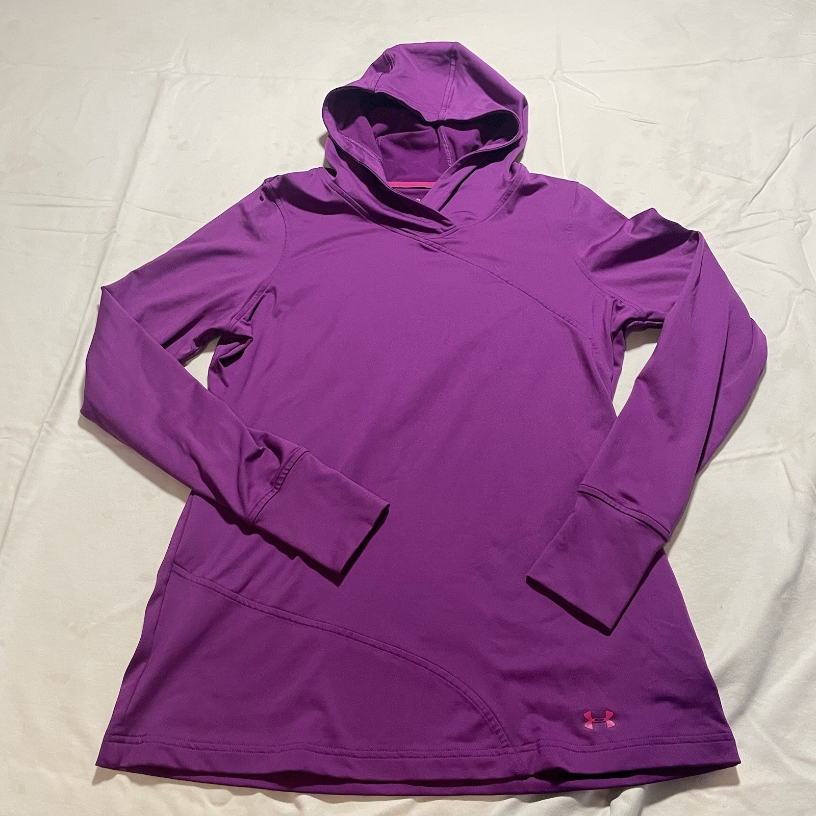 Under Armour ColdGear Violet Pullover Hoodie Thum… - image 7