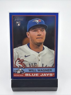 2025 Topps Heritage Chrome - Will Wagner RC #35 Blue Border  125/150