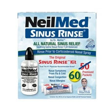 Sinus Rinse - A Complete Sinus Nasal Rinse Kit, 50 count (Pack of 1) Count ma...