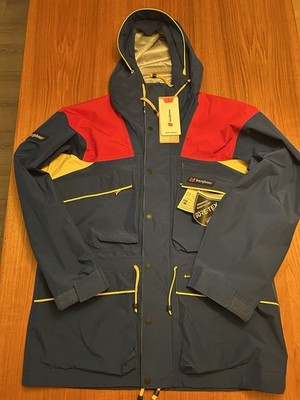 Berghaus Trango GORE-TEX Men's XL Hooded Jacket Limoges/Haute Red/Amber