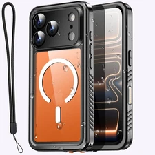 Magnetic Waterproof Case for iPhone 17 Pro Max 17 Shockproof Heavy Duty Cover