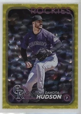 2024 Topps Update Yellow Crackle Foilboard 33/50 Dakota Hudson #US342 13c5