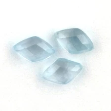 SKY BLUE TOPAZ 7.5 x 4.5 MM MARQUISE ROSE CUT ALL NATURAL SINGLE STONE F-5023