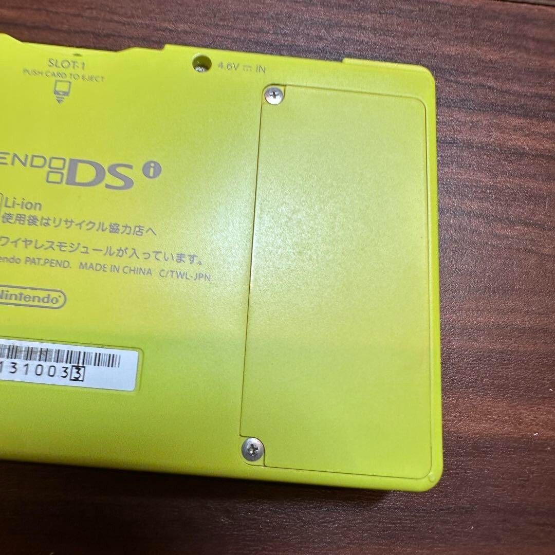 dsi 　ライム　 未使用　新品　展示品 Nintendo DSi Launch Edition Lime Green Handheld System for