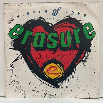 Erasure - Victim of Love (Remix); vinyl single 45 giri [unplayed]