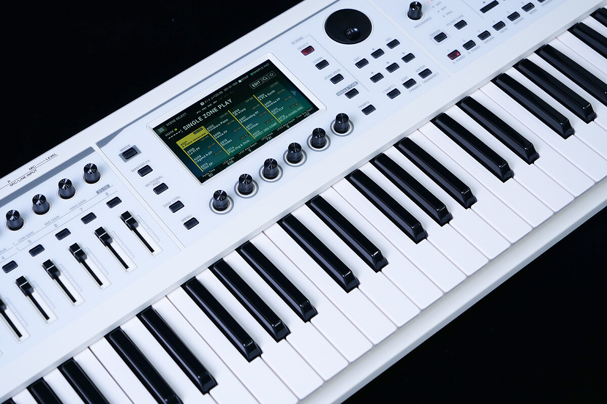 Roland FANTOM 06 SC Shimamura Gakki Original White 61 key Roland FANTOM 06 SC Shimamura Gakki Original White 61 key