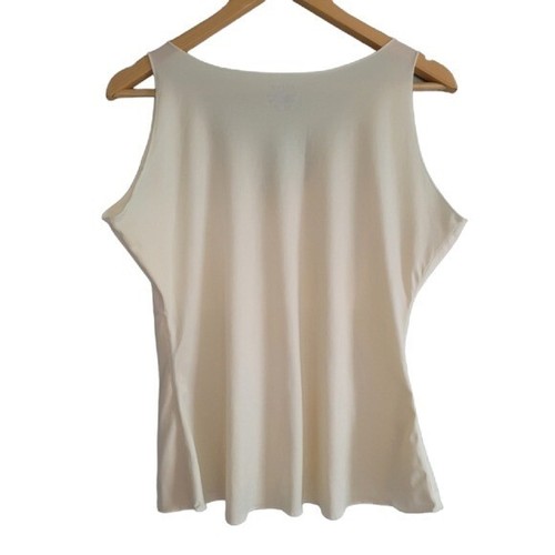Spanx Cream Lace Trimmed V Neck Bodice Shaper Camisole Size 2X - Picture 2 of 4