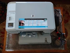 HP Photosmart C4200 All-In-One Inkjet Printer  Tested USB Power Cord Scanner
