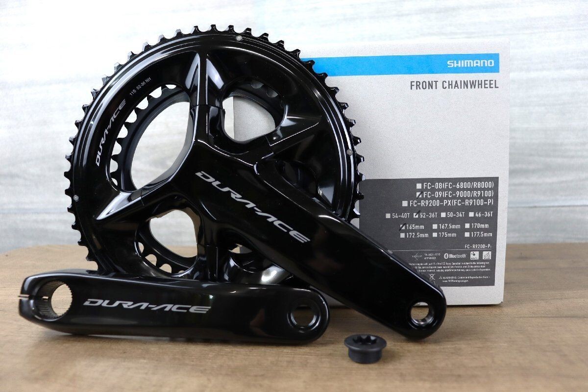 デュラエース パワーメーター FC-R9100-P 165mm 52-36t SHIMANO FC-R9100-P 165mm 52-36 パワーメーター（Shimano Dura